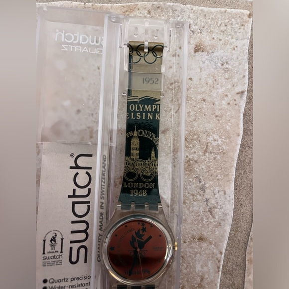 Rare Swatch Olympics ATLANTA ‘96 Collectors Watch In Original Box Mint Condition - Picture 5 of 13